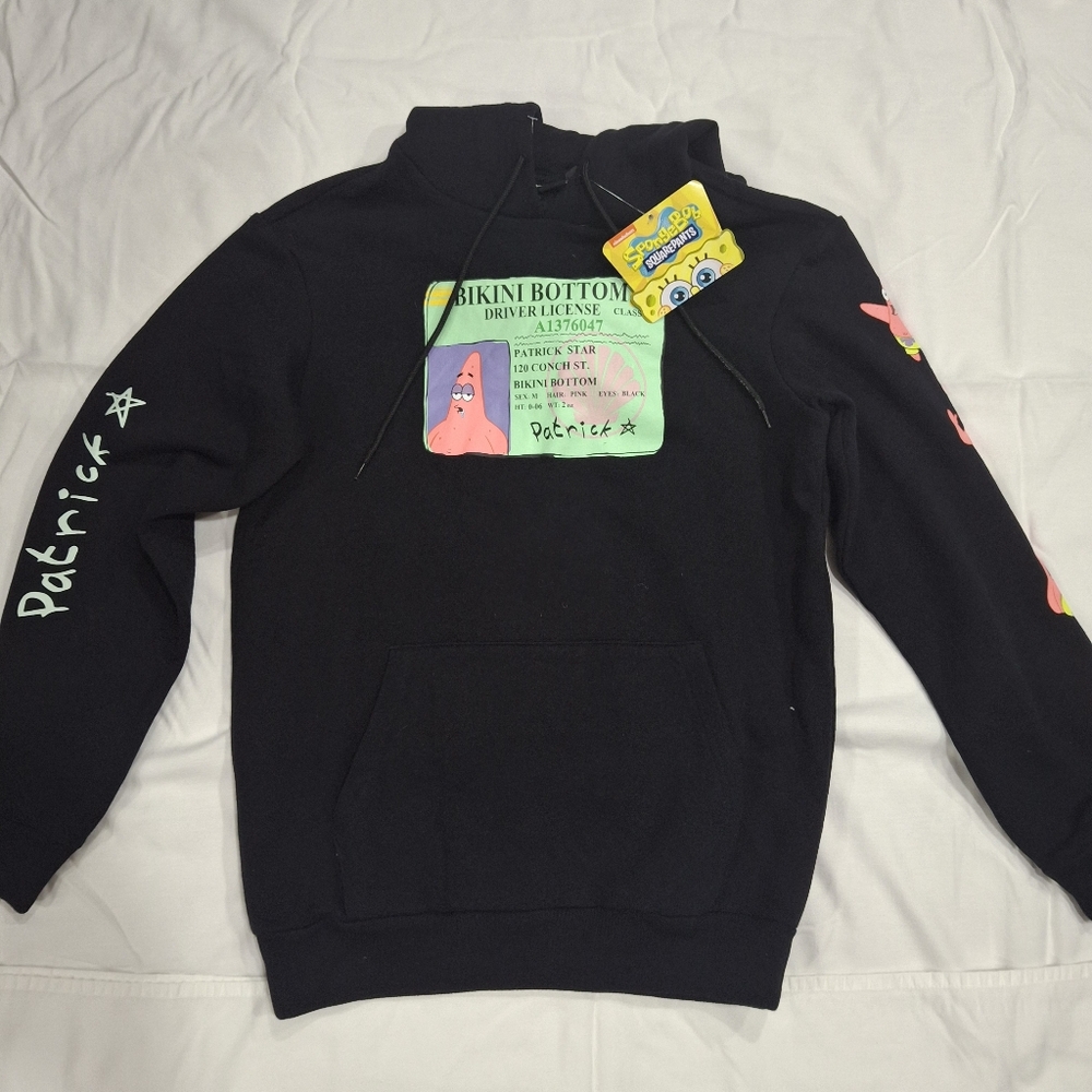 SpongeBob SquarePants Black Kids Hoodie